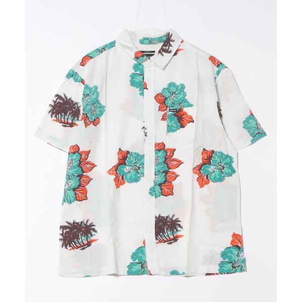 シャツ BRIXTON/ブリクストン 半袖シャツ 花柄 CRU PRINT S/S WVN 0144...