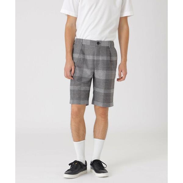 パンツ カラミトーナルチェックショートパンツ メンズ