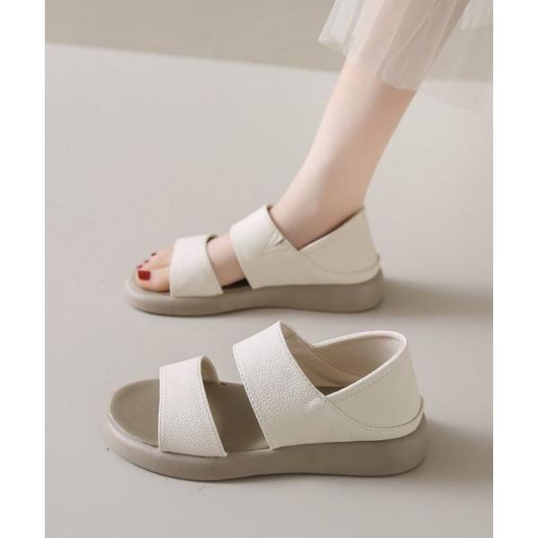 サンダル 安心感のあるストラップサンダル レディース