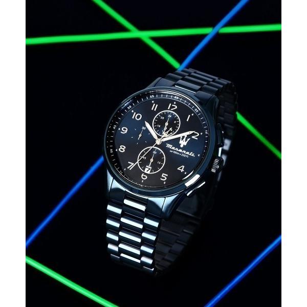 腕時計 「Maserati/マセラティ」ソルパッソ - 42mm クロノ ブルー ダイヤル ブルー ...