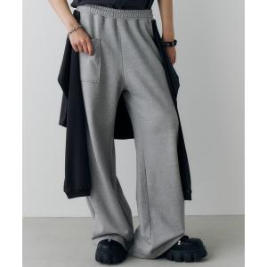 スウェットパンツ ジャージ AIVER　ヘビースウェットレイヤードバギーパンツ メンズ レディース