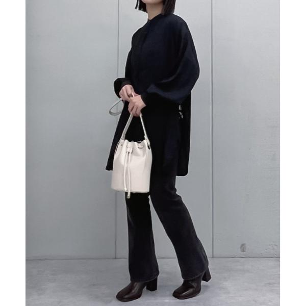 ブラウス シャツ 「spiritoso」サイドリボンツイルブラウス レディース