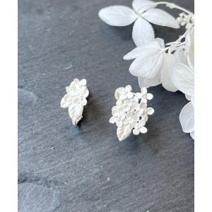 ピアス アジサイのピアス レディース