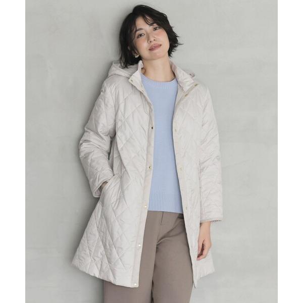 コート アウター 「WEB限定カラーあり・2way」コンパクトタフタキルティング  フーデッド コー...