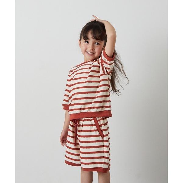 セットアップ ポコポコボーダーセットアップ キッズ 子供服 男の子 女の子