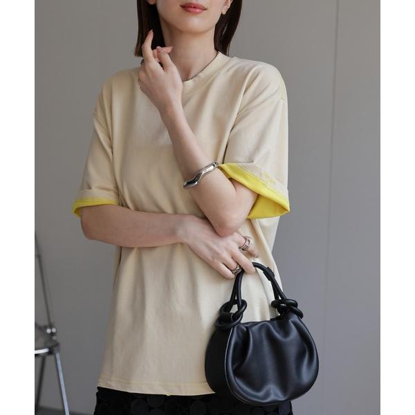 tシャツ ダメージ加工バイカラーTシャツ メンズ レディース