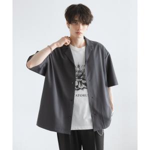 シャツ 「接触冷感」オープンカラーシャツ/シャツジャケット メンズ