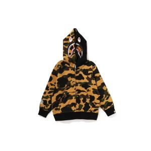 A BATHING APE BAPE KIDS スウェットパーカー 130 A BATHING APE（アベイシングエイプ）の「GRID CAMO SHARK GLOW