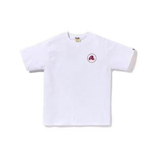 A BATHING APE（アベイシングエイプ） tシャツ BAPE CHECK APE FACE
