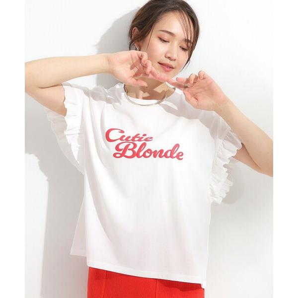 tシャツ 「S-LL/汗ジミ軽減/ひんやり/UVカット」フリルTシャツ レディース
