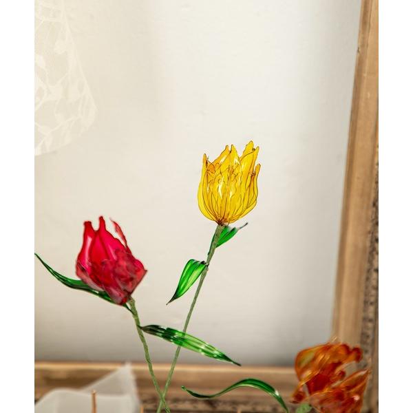 インテリア 「Pomponne」光にきらめく、色でときめく。暮らしを彩る、いつまでも枯れないガラスの...