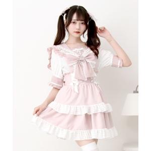DearMyLove ブラウス シャツ ミルフィーユレースショートブラウス 4Lー 