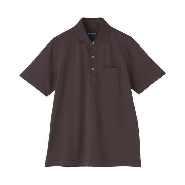 ポロシャツ ビズポロ リブカラー  接触冷感 半袖ポロシャツ メンズ