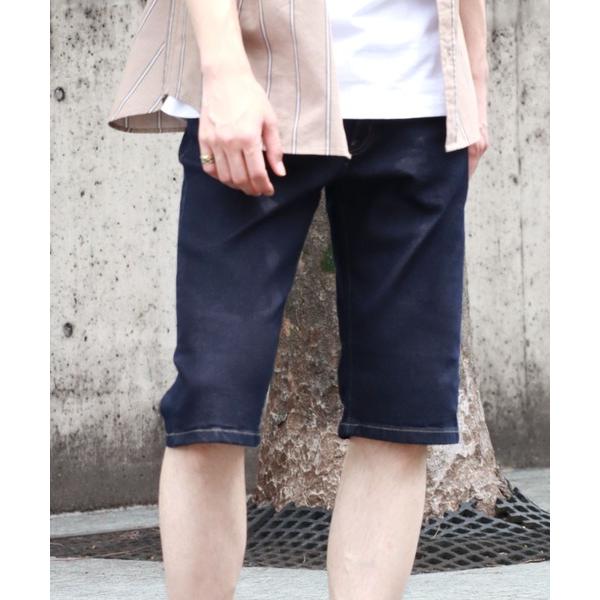 パンツ 「HANES/ヘインズ」レギュラーフィット ストレッチデニム ショートパンツ メンズ