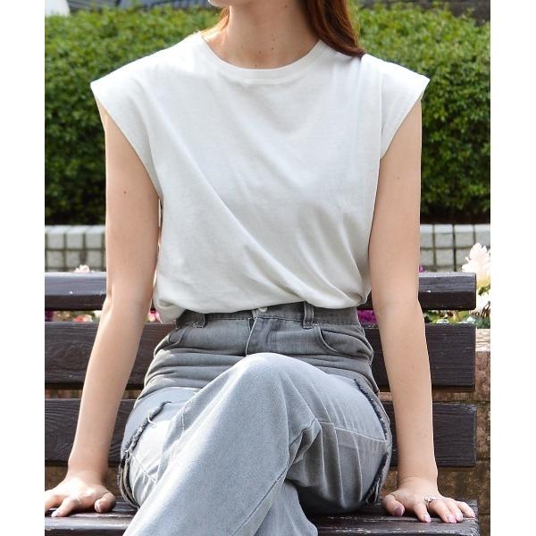 tシャツ 「spiritoso」ピグメント フレンチスリーブTシャツ レディース