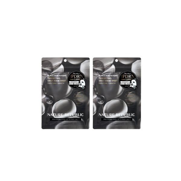 パック シートマスク ネイチャーリパブリック nature republic ブラックPDRN デイ...