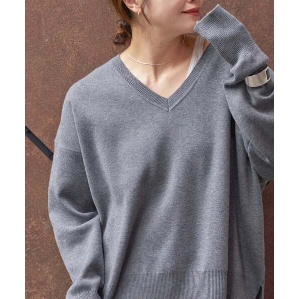 ニット セーター 「WEB限定」ウォッシャブルTEXBRID Vプルオーバー レディース