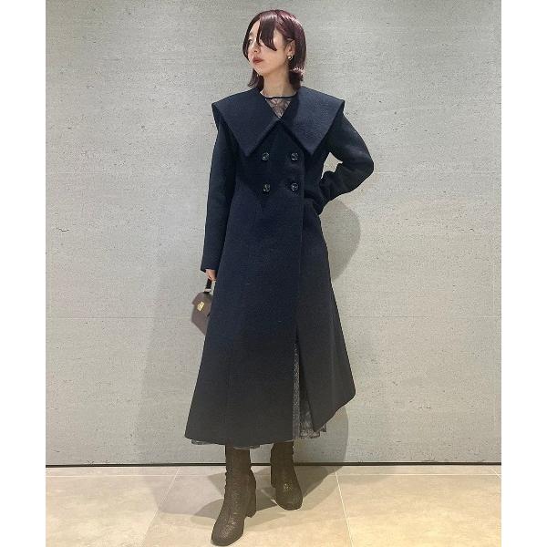 「LILY BROWN」 コート 0 ネイビー レディース