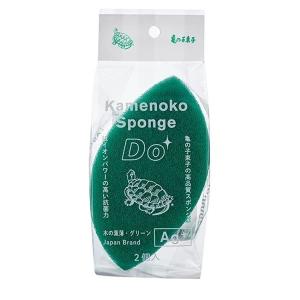 キッチン 亀の子スポンジ Do 木の葉薄型2個入の商品画像