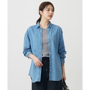 ブラウス シャツ デニム シャツ レディース