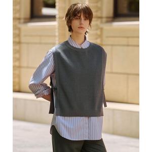 ベスト ジレ 「洗える」ニット ベスト レディース