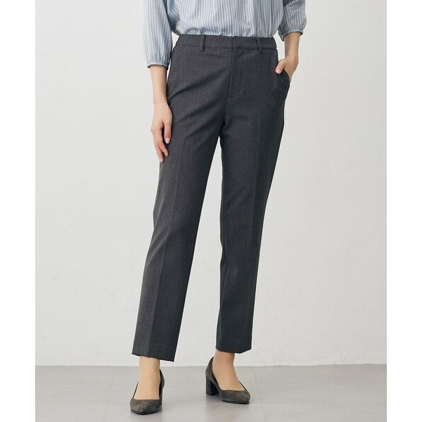 パンツ 「洗える」T/Rアルガンシルク テーパード パンツ レディース