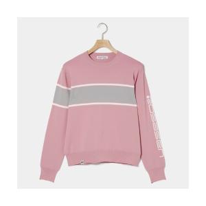 ニット セーター 「Rosasen/GOLF」A-Line 配色ニット レディース