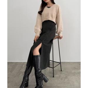 CENEA スパンコールショートニット＋ティアードキャミワンピース set 楽天市場】CENEA スパンコールショートニット＋ティアードキャミ