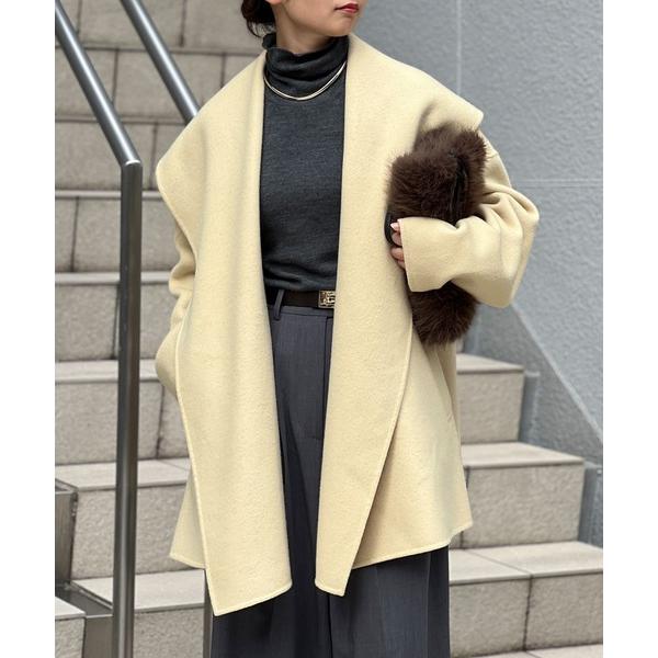 コート アウター リバーショールコート レディース