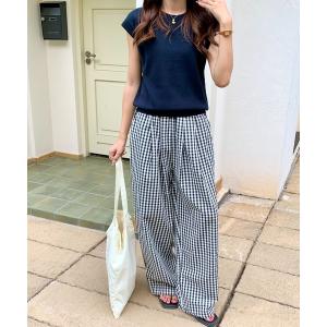 ギンガムチェック ワイドパンツのおすすめ人気商品一覧 通販 - Yahoo