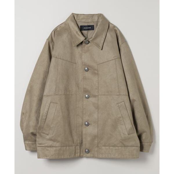 ブルゾン アウター ステッチスエードジャケット/496853 レディース