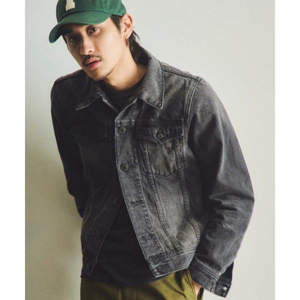 デニムジャケット gジャン 12oz SOFT BLACK DENIM TRUCKER JACKET...