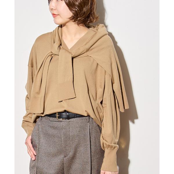 ニット セーター cashfeelVネックプルオーバー レディース