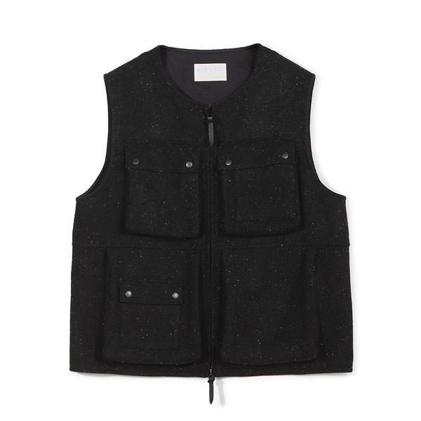 ベスト ジレ 「50th Anniv . 菊池武夫」HARRIS TWEED COLOR NEP V...