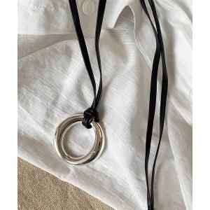 Curensology（カレンソロジー） ネックレス /「CSG」レザーリップ