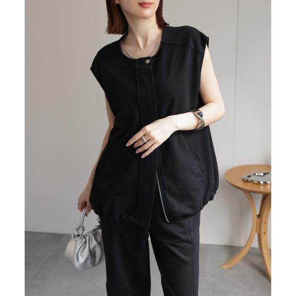 トレーナー スウェット バルーンシルエット スウェットベスト/セットアップ対応商品/裏毛 レディース