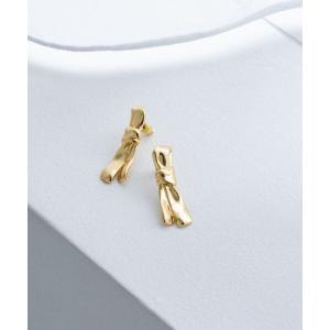 ピアス ノットリボンピアス レディース