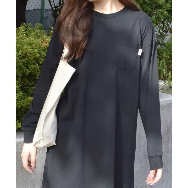 ワンピース 「spiritoso」USAコットン ロンTワンピース