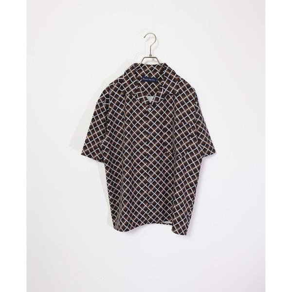 シャツ many men many mind /総柄ルーズシルエット開襟シャツ メンズ レディース