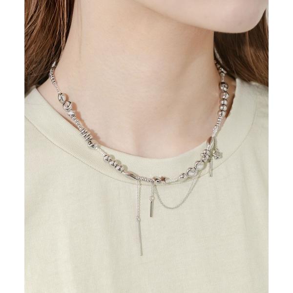 ネックレス モチーフチャームマンテルネックレス レディース