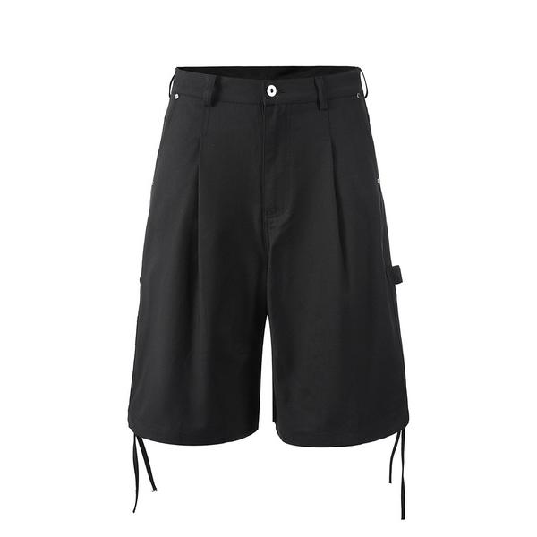 カーゴパンツ Half cargo pants with studded design/スタッズデザ...