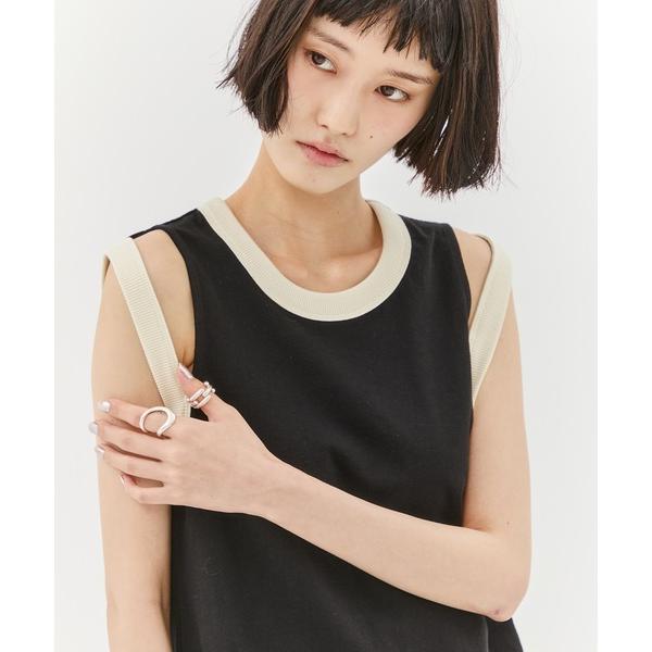 タンクトップ ノースリーブ 「CINOH/チノ」「STUDIOUS別注」RINGER TANK TO...