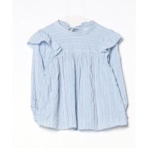「SUPREME.LA.LA.」 7分袖ブラウス MEDIUM ライトブルー レディース