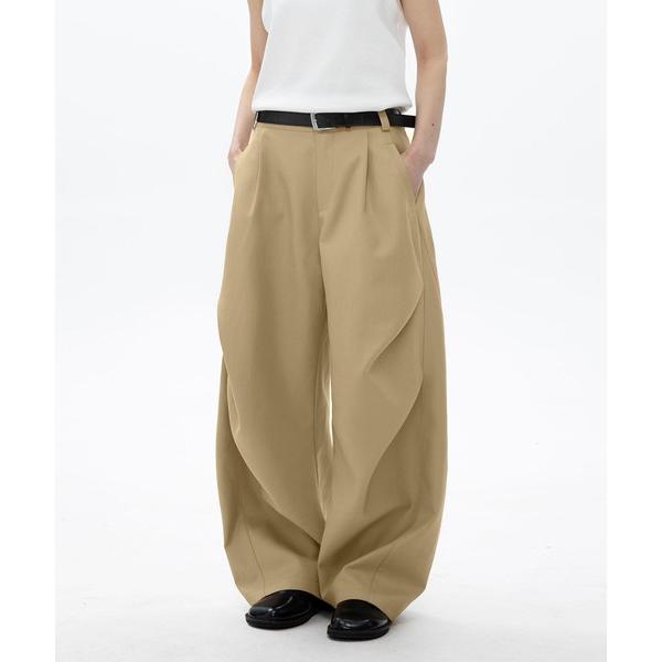 カーゴパンツ タックカーブワイドパンツ メンズ レディース