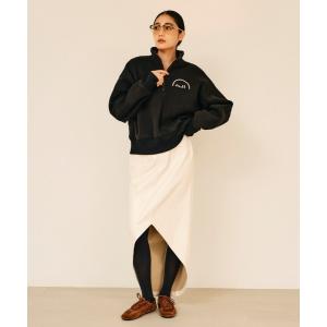 トレーナー スウェット ZIPスウェットトップス レディース