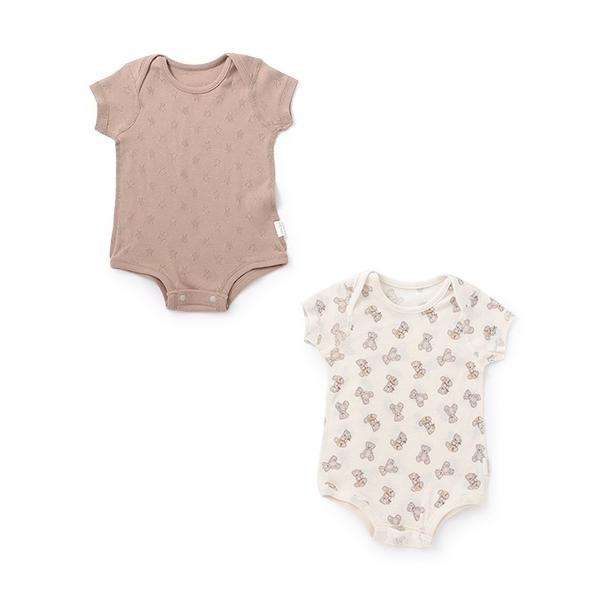 ベビー肌着 「弱酸性」半袖ボディースーツ