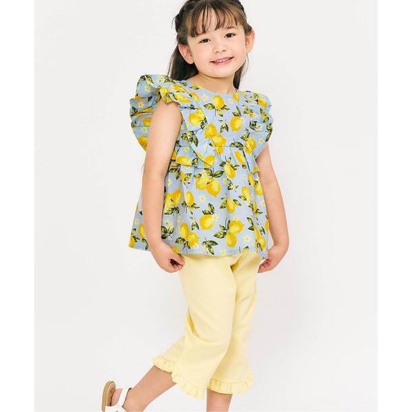 セットアップ 「リンク/ジュニア対応」ハート・レモン柄フリルセットアップ キッズ 子供服 女の子