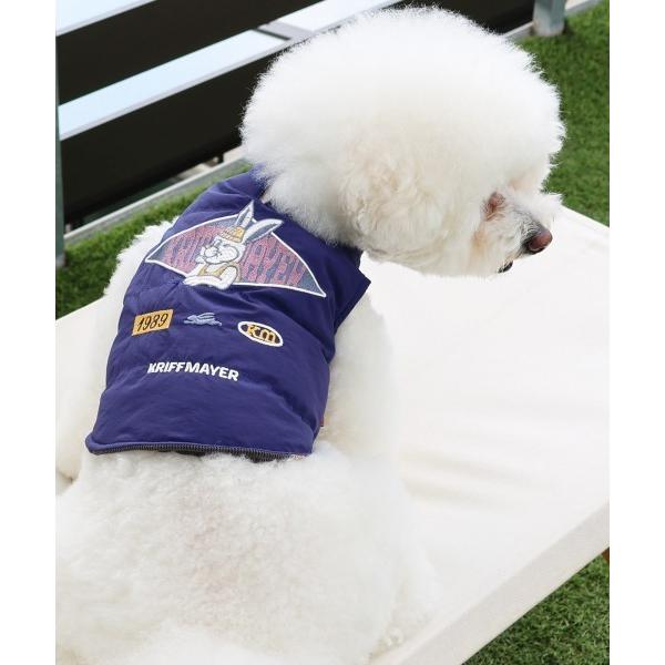 犬 服 「犬服・リバーシブル・２yay」DOGひっくり中綿ベスト