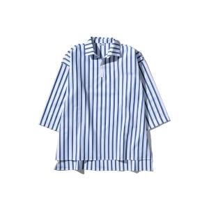 シャツ COTTON STRIPE SHIRT / REGULAR COLLAR Blue M メンズ