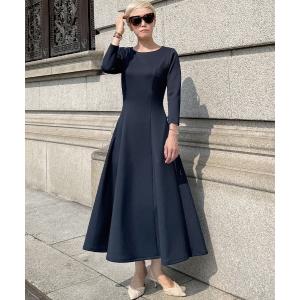ワンピース フレンチ美シルエットとろみスリーブワンピース